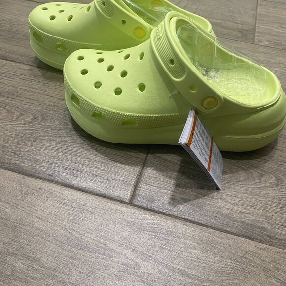 Crocs Classic Crush Clog Lime Zest Size 8 Women - Picture 2 of 14